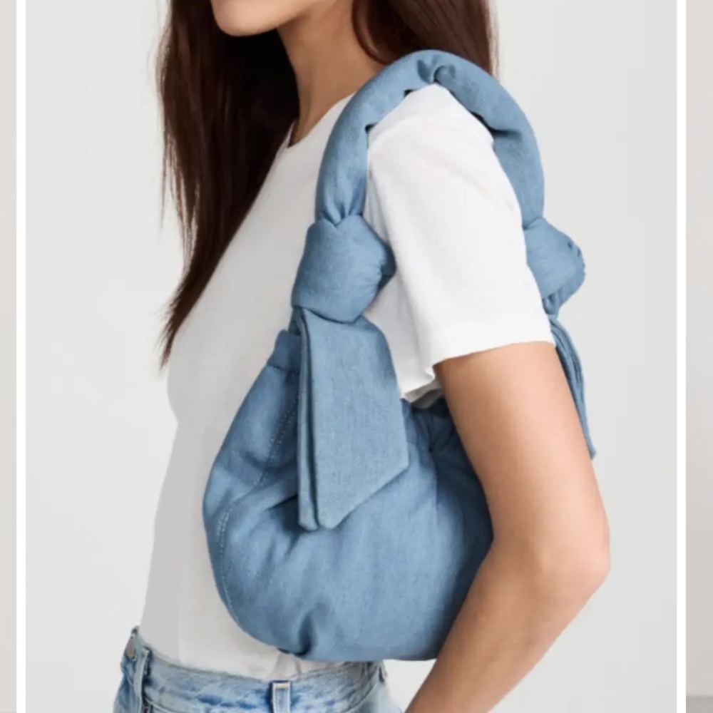 New! Ganni Denim Bag